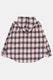 Kiruna hooded overcheck shirt