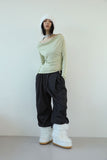 Pro.1 see-through logo scarf
