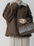 [Premium] Shearling Leather Jacket