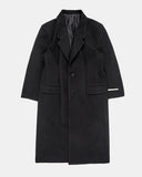 Dart wool over maxi coat