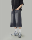 Lycee Bermuda denim pants