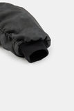 Leather shirring over MA-1 jumper