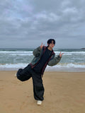 Ocean Pigment Washing Overfit Sleeve
