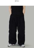 Hito pintuck cargo pants