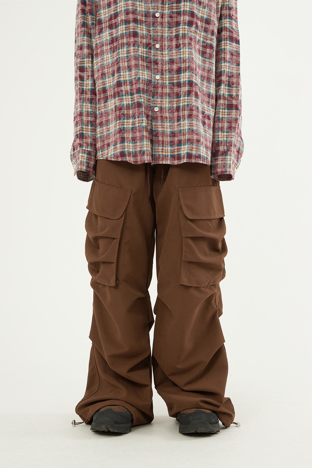 【Raucohouse】Midlands incision parachute pants 