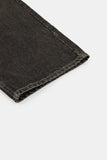 Dust oil washed denim pants