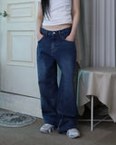 Comfort bootcut denim jeans