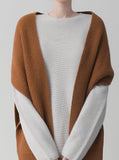 Merino Wool Knit Shawl