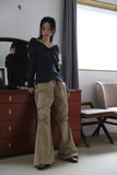 D-ring banding work pants