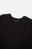 Leroy raglan waffle knit