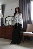 Shirring Mermaid Long Skirt