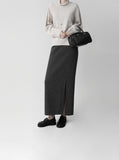 Side Silt Long Skirt