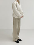 Pigmented Cotton Long Wide Pants