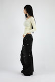 Parachute pocket denim