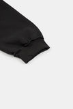 Plain overlock fleece over sweatshirt