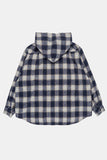 Kiruna hooded overcheck shirt