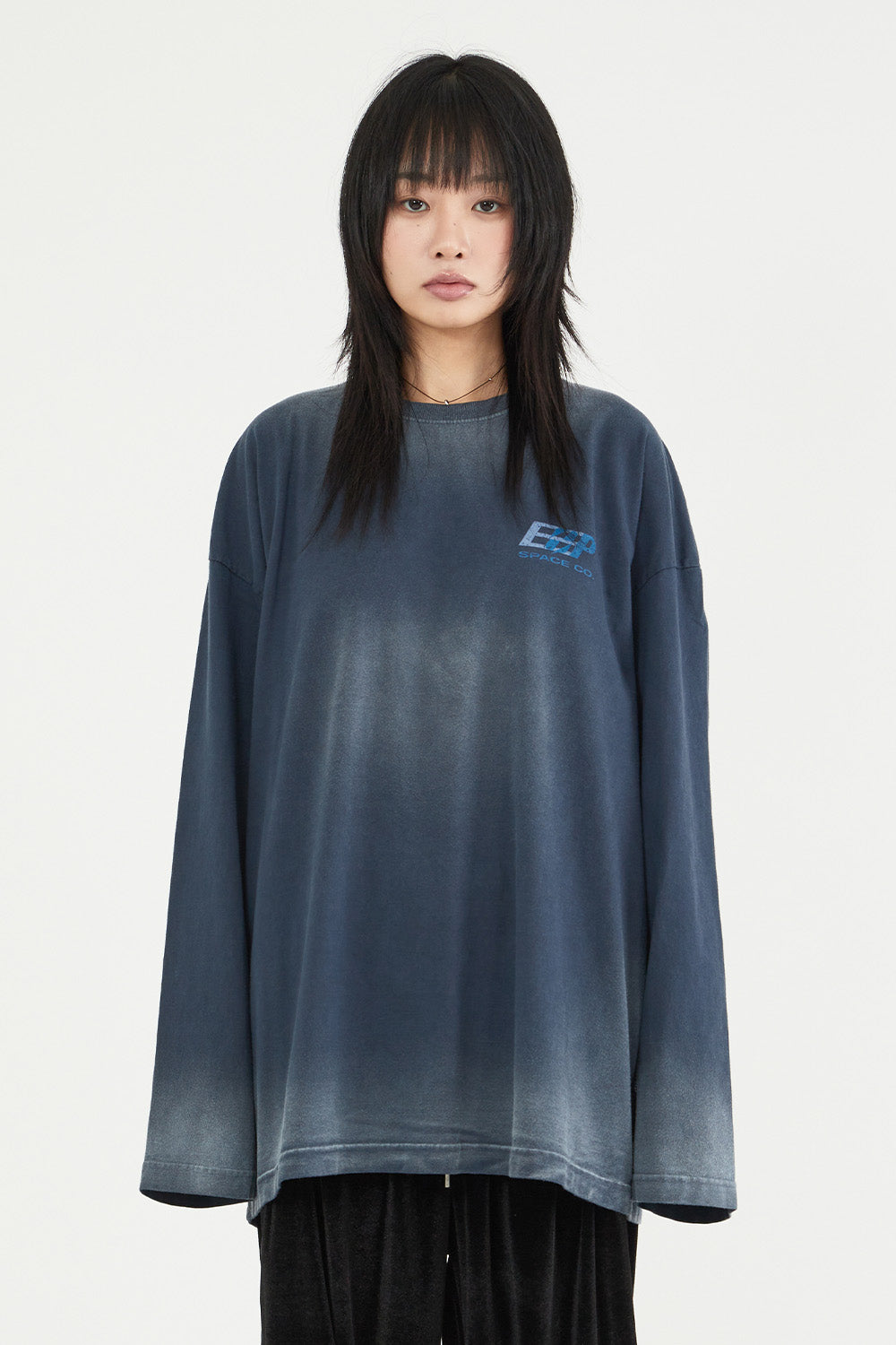 【Raucohouse】Company pigment washed over long sleeve Raucohouse(ラウコハウス) - カンパニーピグメントウォッシド