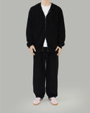 Lesher two-way knit zip-up