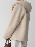 [Premium] Fluffy Loose Hood Jacket
