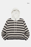 Tracy hooded stripe knit