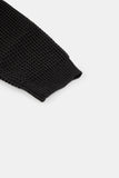 Leroy raglan waffle knit