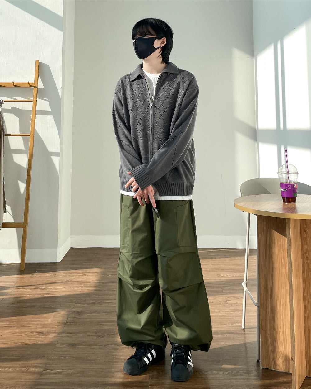 【YOURNUS】Wineed Cotton Parachute Pants YOURNUS (ユアノス) - ワインドコットンパラシュートパンツ