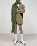 Teddy brush long muffler