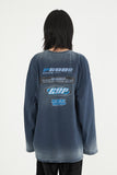 Company pigment washed over long sleeve