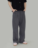 Toyu two-tuck wide slacks