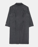 Dart wool over maxi coat
