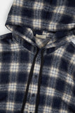 Kiruna hooded overcheck shirt