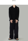 Net overfit collar shirt