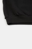 Plain overlock fleece over sweatshirt