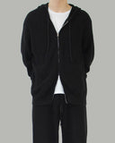 Lesher two-way knit zip-up