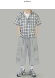 Rafner short sleeve check shirt