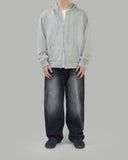 Poi two-way hooded zip-up