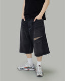 Nikki Damaged Bermuda Pants