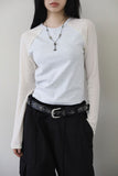 Leather studded flower belt