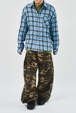 Camo Rip Snap Pants