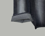 Scented Black Washed Bermuda Pants