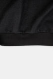 Plain overlock fleece over sweatshirt