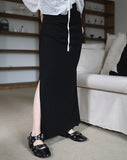 Shirring Mermaid Long Skirt