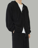 Lesher two-way knit zip-up