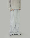 Unbalanced big cargo pants