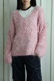 Pastel Cash V-neck Knit