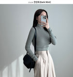 Turtleneck Collar Long Sleeve