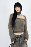 Blanc Fur Bolero Top Set