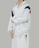 Laco hooded zip-up