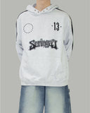 Scannel button hoodie