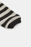 Tracy hooded stripe knit